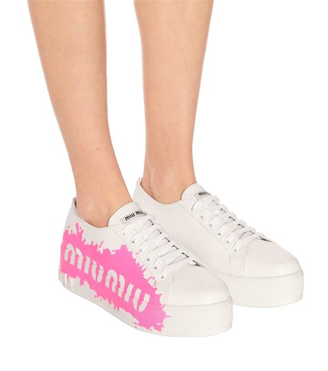 miu miu sneakers white